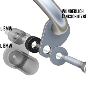 BMW R-Series R 1300 GS Adapters Kit -ULTIMATE Tank Protection Bars