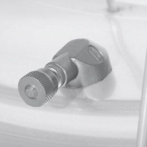 Tyre pressure Valve 90Â° stem adapter ( aluminium)