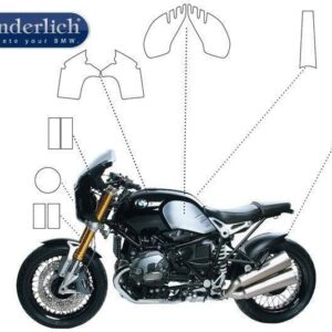 BMW R NineT Protection - Tank Protection Set
