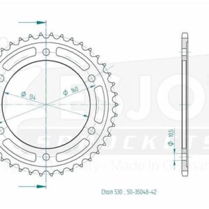Sprockets Rear (35048- 42T) - Esjot