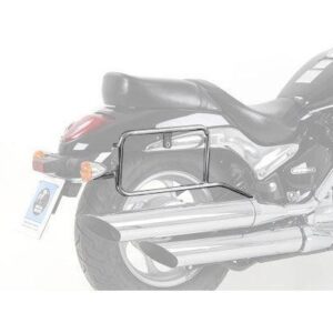 Suzuki M 800 Intruder Sidecases Carrier - Quick Release "Lock It" (Chrome)