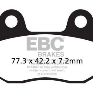 Brakes - FA086/2HH Fully Sintered - EBC (Rear)
