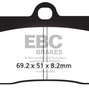 Brakes - FA095HH Fully Sintered - EBC (Front)