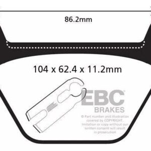 Brakes - FA200HH Fully Sintered - EBC (Rear)