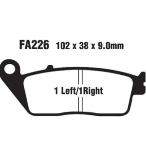 Brakes - FA226HH Fully Sintered - EBC (Front)