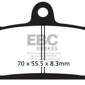 Brakes - FA236HH Fully Sintered - EBC