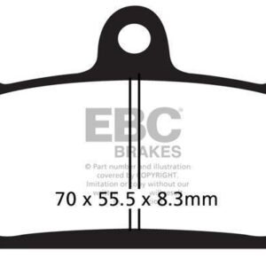 Brakes - FA236HH Fully Sintered - EBC (2 Set Front)