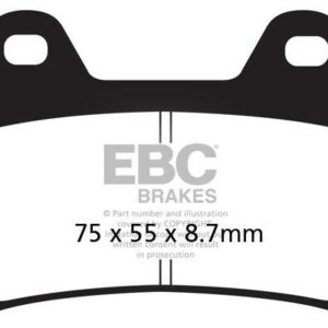 Brakes - FA244 Organic- EBC (1 Set Front)