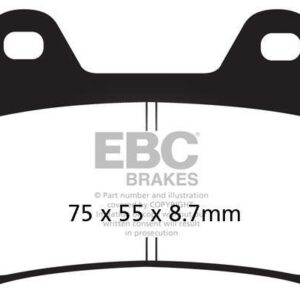 Brakes - FA244HH Fully Sintered - EBC (2 Set Front)