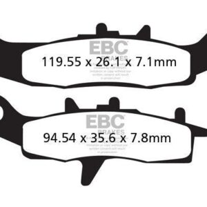 Brakes - Sintered FA258R - EBC (Front)