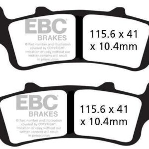 Brakes - FA261/2HH Fully Sintered - EBC (Rear)