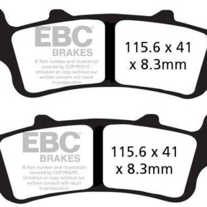 Brakes - FA261HH Fully Sintered - EBC (Front)