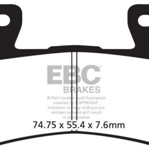 Brakes - FA296HH Fully Sintered - EBC (Front)