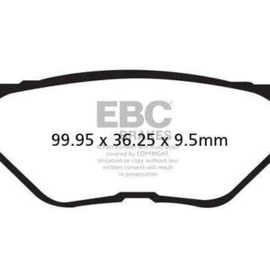Brakes - FA319/2HH Fully Sintered - EBC (Rear)