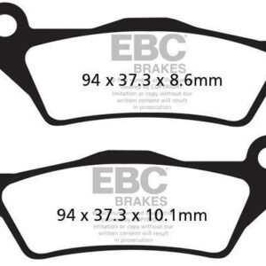 Brakes - FA363HH Fully Sintered (Rear) - EBC