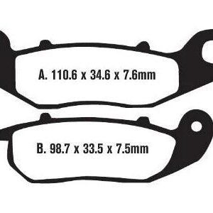 Brakes - FA375HH Fully Sintered - EBC
