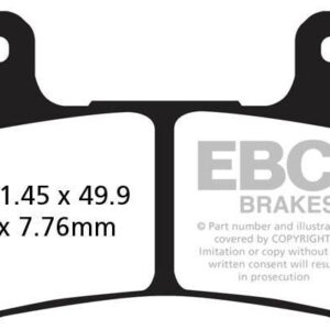 Brakes - FA379HH Fully Sintered - EBC (2 Set Front)