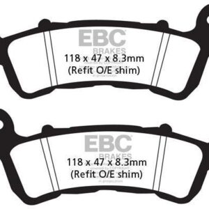 Brakes - FA388HH Fully Sintered - EBC (Front)