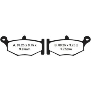 Brakes - FA419V Semi Sintered - EBC (Rear)