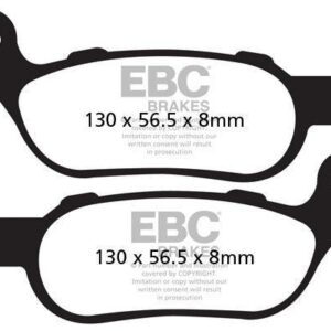 Brakes - FA458HH Fully Sintered - EBC (Rear)