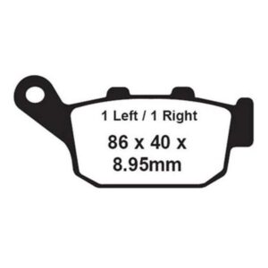 Brakes - FA496V Semi Sintered - EBC (Rear)