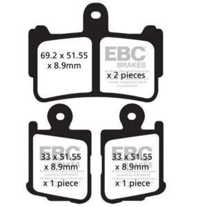Brakes - FA499/4HH Fully Sintered - EBC (Front)