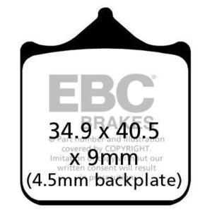 Brakes - FA604/4HH Fully Sintered - EBC (2 Set Front)