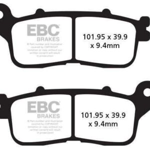 Brakes - FA636HH Fully Sintered - EBC (Rear)