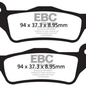 Brakes - FA643HH Fully Sintered - EBC (Rear)