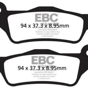 Brakes - FA643V Semi Sintered - EBC (Front)