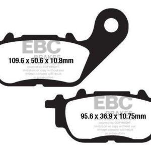Brakes - FA662HH Fully Sintered- EBC (Rear)