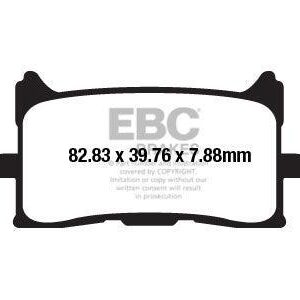 Brakes - FA679HH Fully Sintered - EBC ( 2 Pairs)