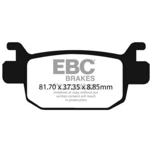 Brakes - 698V Semi Sintered - EBC (Rear)