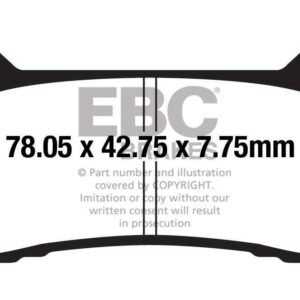 Brakes - FA700HH Fully Sintered - EBC