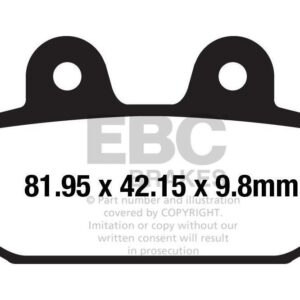 Brakes - FA710HH Fully Sintered - EBC