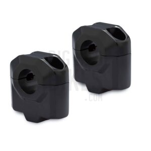 SW-Motech 30mm Handlebar Risers for 22mm Handlebars - Black