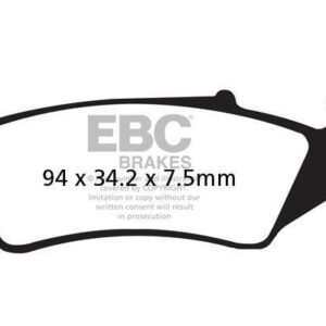 Brakes - MXS185 Motocross Race - EBC (Front)