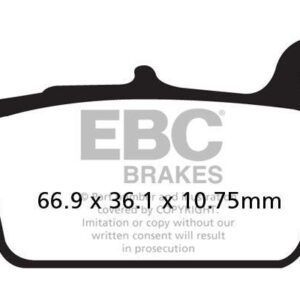 Brakes - MXS367 Motocross Race - EBC (Rear)