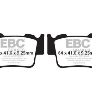 Brakes - MXS368 Motocross Race - EBC (Rear)