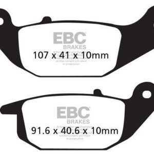 Brakes - SFA343 Organic - EBC (Rear)
