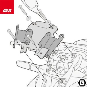 GIVI A4137A - Windscreen fitting kit for Kawasaki Z900