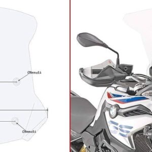 GIVI D5127ST - CLEAR HIGH SCREEN - BMW F 750 / 850GS