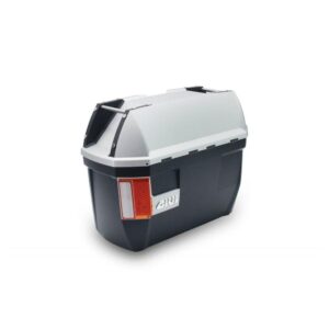 E23N-S - MONOKEY PANNIER - 23L EACH - SILVER - WITH LED SIGNAL LIGHT