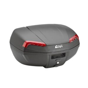 Givi E46N Riviera - 46 LTR Monolock TopCase Black With Red Reflectors
