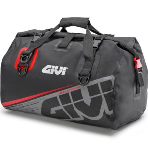 GIVI EA115GR - 40LT WATERPROOF TAIL BAG - GREY & RED