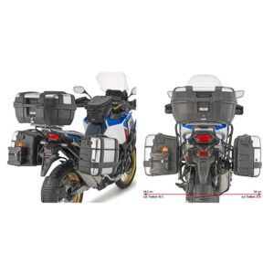 PLO1178MK - PANNIER HOLDER - MONOKEY PANNIERS - HONDA AFRICA TWIN ADVENTURE SPORTS ('20-'23)