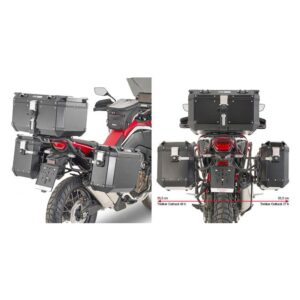 PLO1179CAM - PANNIER HOLDER - OUTBACK TREKKER - HONDA AFRICA TWIN ('20-'23)