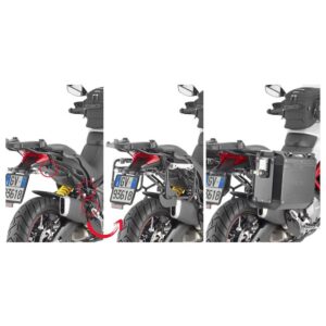 PLOR7412CAM - OUTBACK TREKKER PANNIER HOLDER - DUCATI MULTISTRADA 950 S / Multistrada V2 / 1260 Enduro