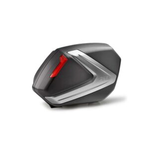 V37N - 37L MONOKEY-SIDE PANNIERS BLACK - SILVER INSERT - RED REFLECTOR