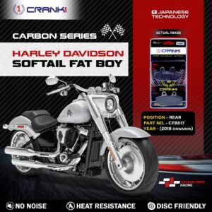 Carbon Brake Pads For Harley Davidson Softail Fat Boy (2018 Onwards) - Rear - CFB017 - 1 Set